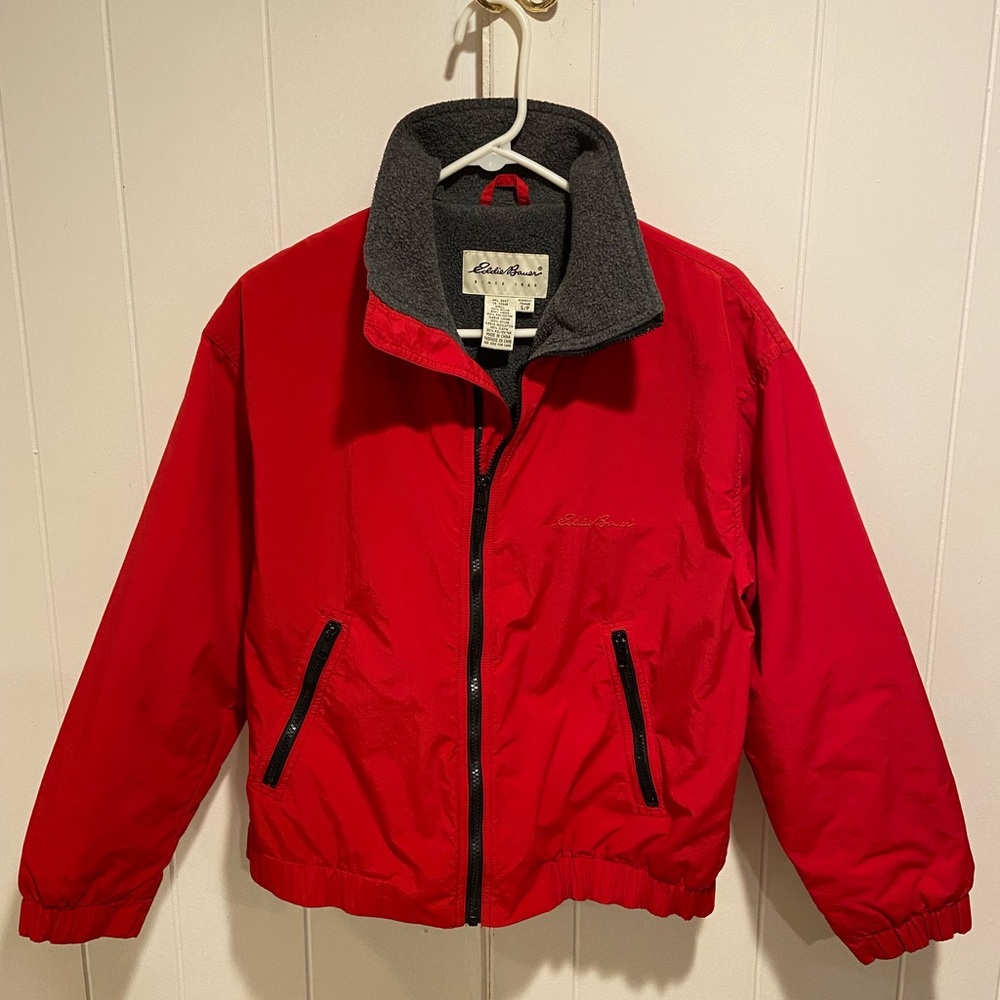 Eddie Bauer Women’s full Polartec fleece-lined jacket